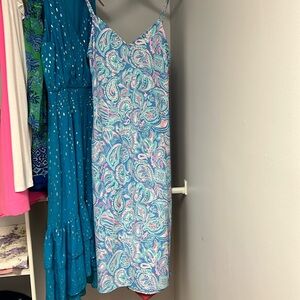 Lilly Pulitzer Midi Slip Dress Large
